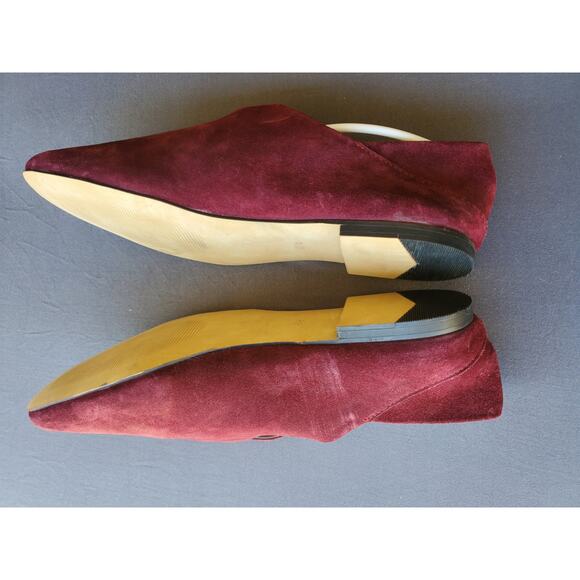 Burgundy Retro shoes/booties by Coldwater Creek, size 8.5, ship free, deadstock - Picture 4 of 5